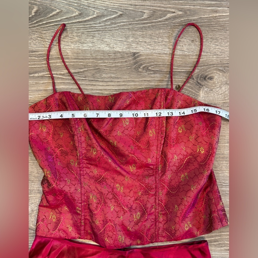 Vintage corset top 2-piece dress - Picture 4 of 12